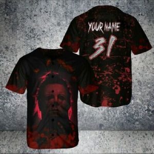 Michael Myers Halloween 3D Personalized Baseball Jersey Trend 2023 BJ1545
