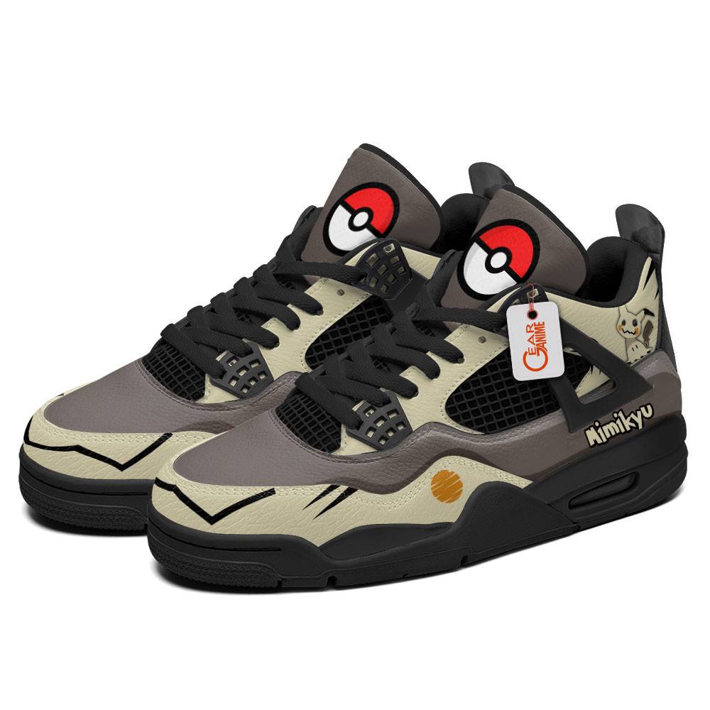 Mimikyu-Anime-Jordan-4-Sneakers-Custom-Personalized-Shoes-JD349-2