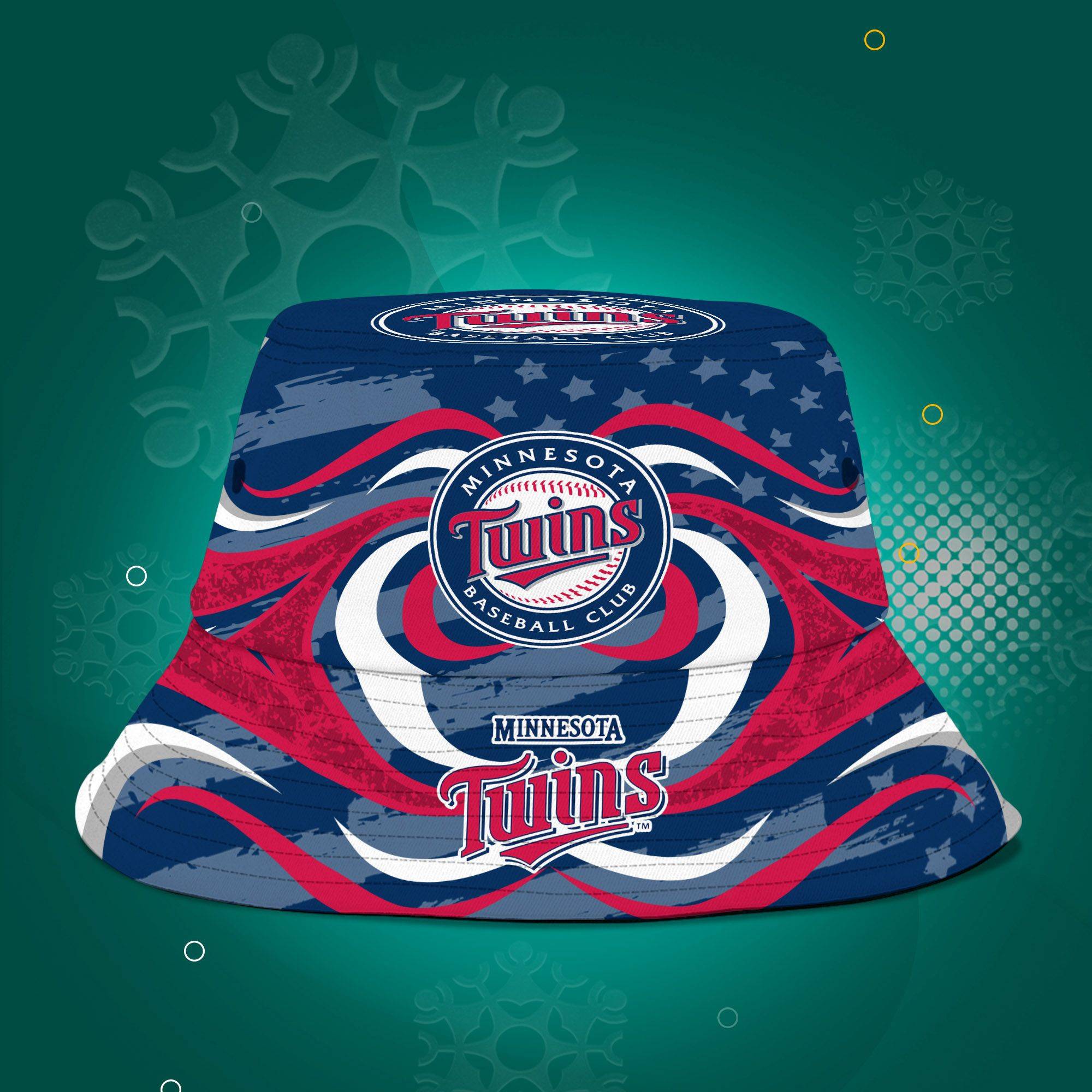 Minnesota-Twins-MLB-Bucket-Hat-Personalized-SBH284-1