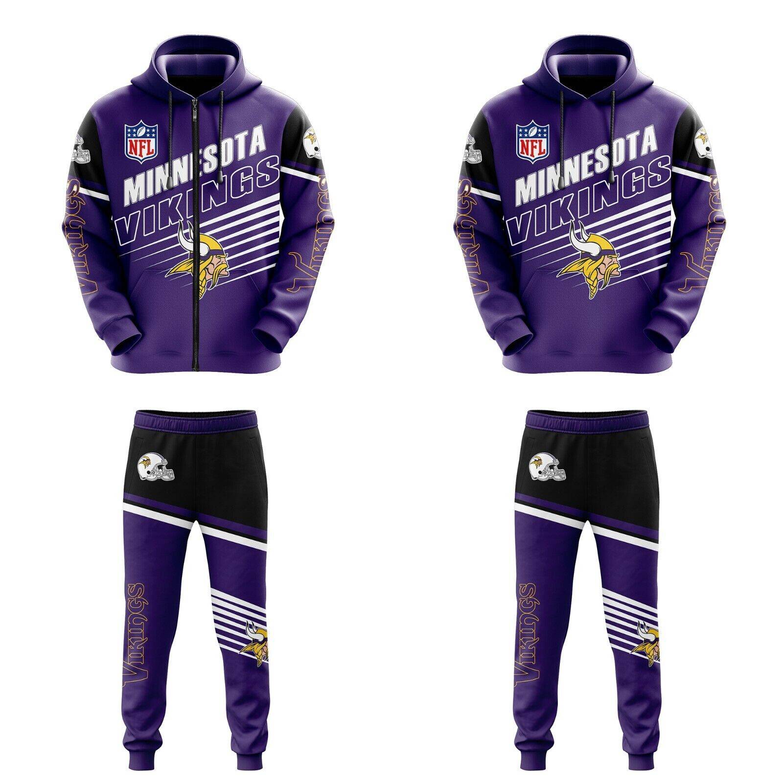 Minnesota Vikings NFL Combo Hoodie, Zip Hoodie And Joggers Sports Fans  CHJ518 – We sell presents, you sell memories!