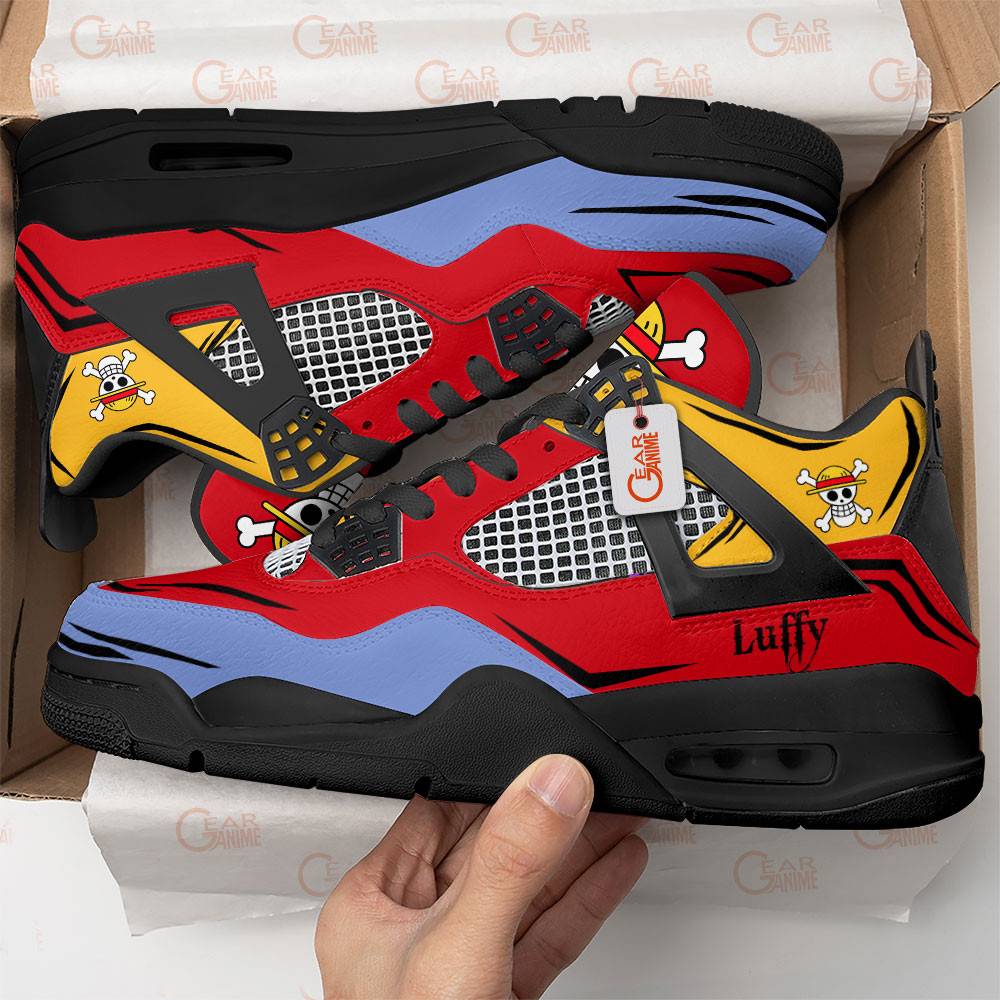 Monkey-D.-Luffy-Jordan-4-Sneakers-Anime-Personalized-Shoes-JD287-1