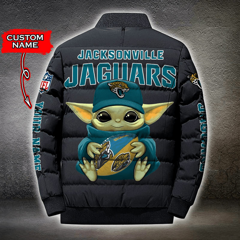 NFL-Jacksonville-Jaguars-Custom-Name-Baby-Yoda-Down-Jacket-Puffer-Jacket-PJ039-2