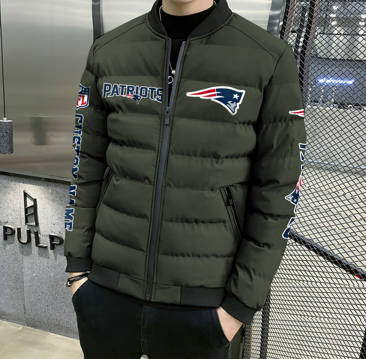 NFL-New-England-Patriots-Custom-Name-Skull-Down-Jacket-Puffer-Jacket-PJ037-3