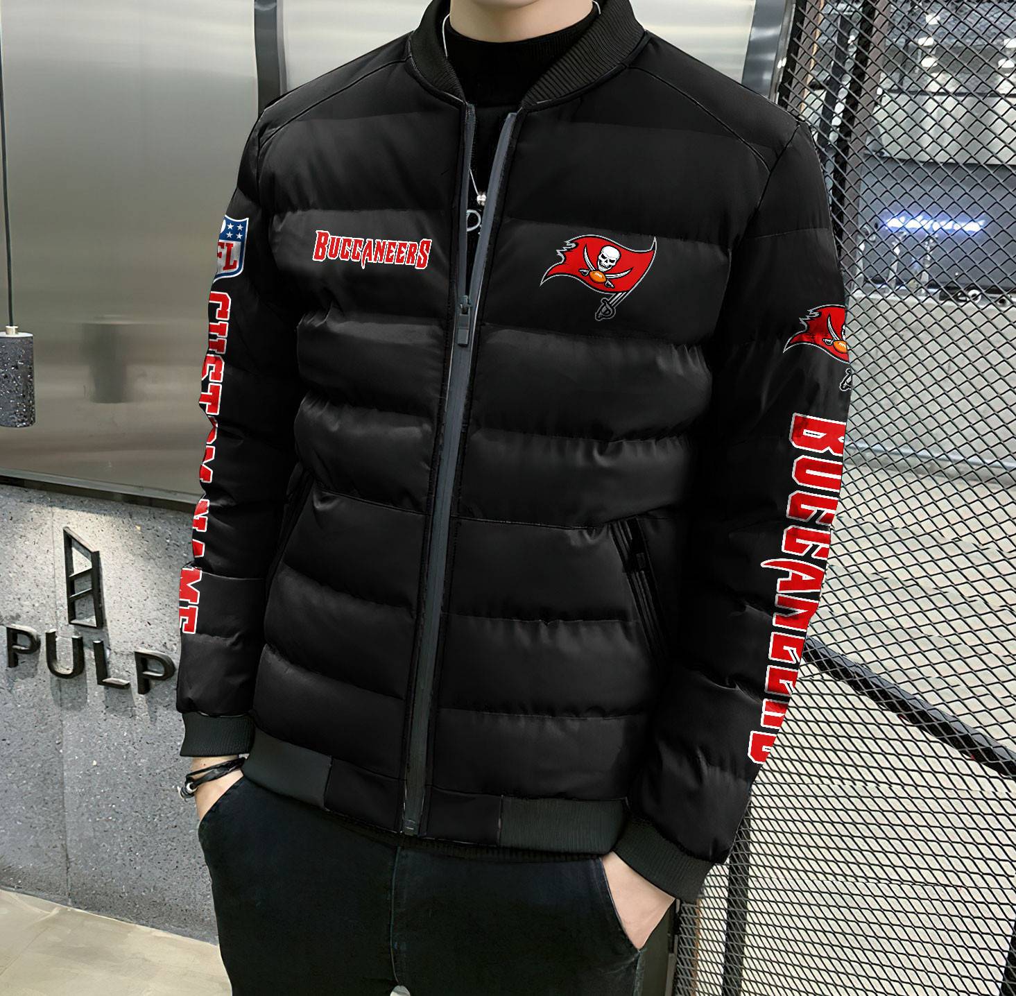 NFL-Tampa-Bay-Buccaneers-Custom-Name-Skull-Down-Jacket-Puffer-Jacket-PJ057-3