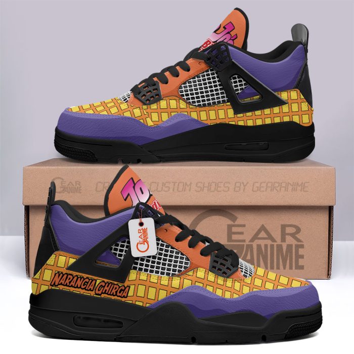 Narancia Ghirga Jordan 4 Sneakers Anime Personalized Shoes JD204