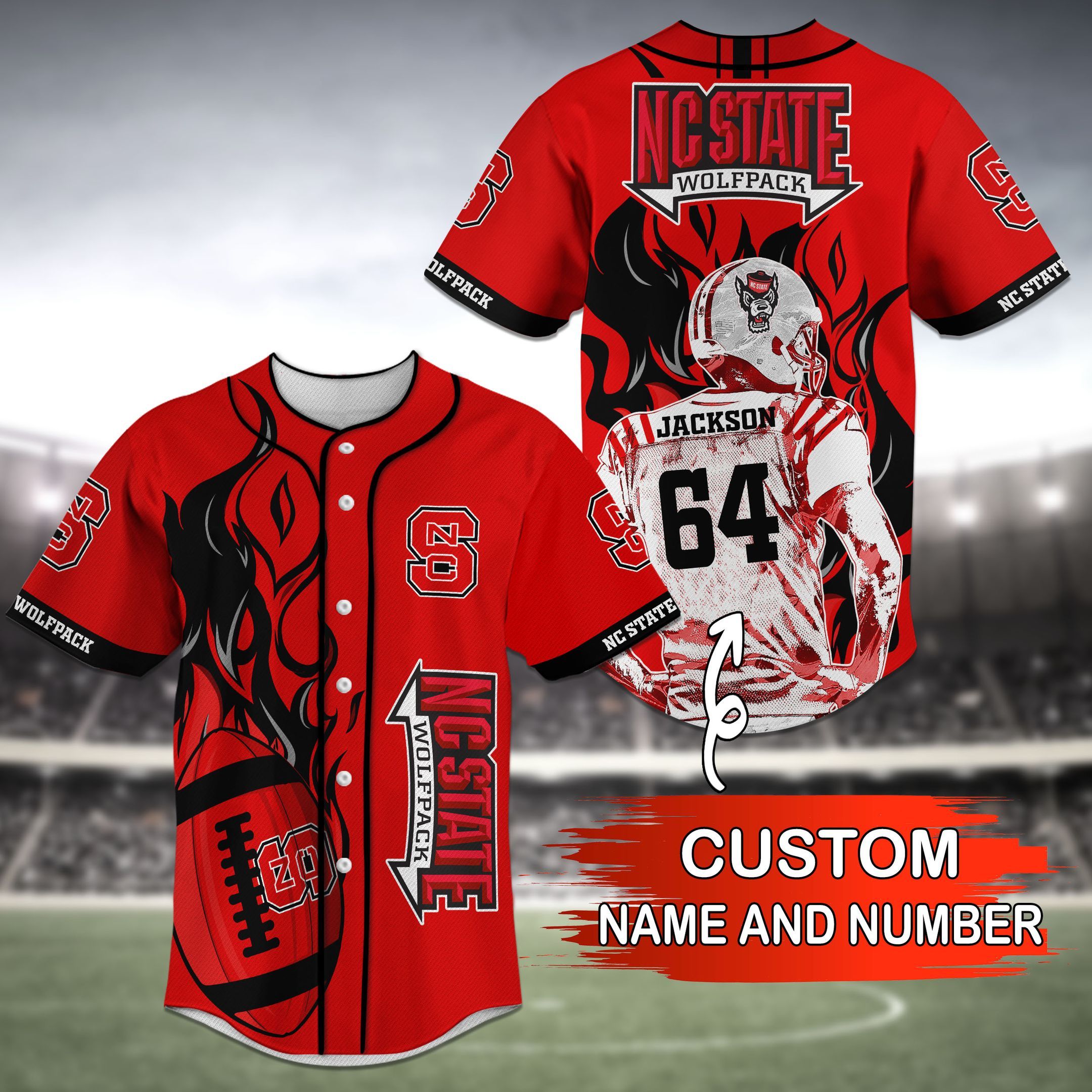 Nc-State-Wolfpack-NCAA-Baseball-Jersey-Personalized-2023-BJ2521 Nc State Wolfpack NCAA Baseball Jersey Personalized 2023 BJ2521