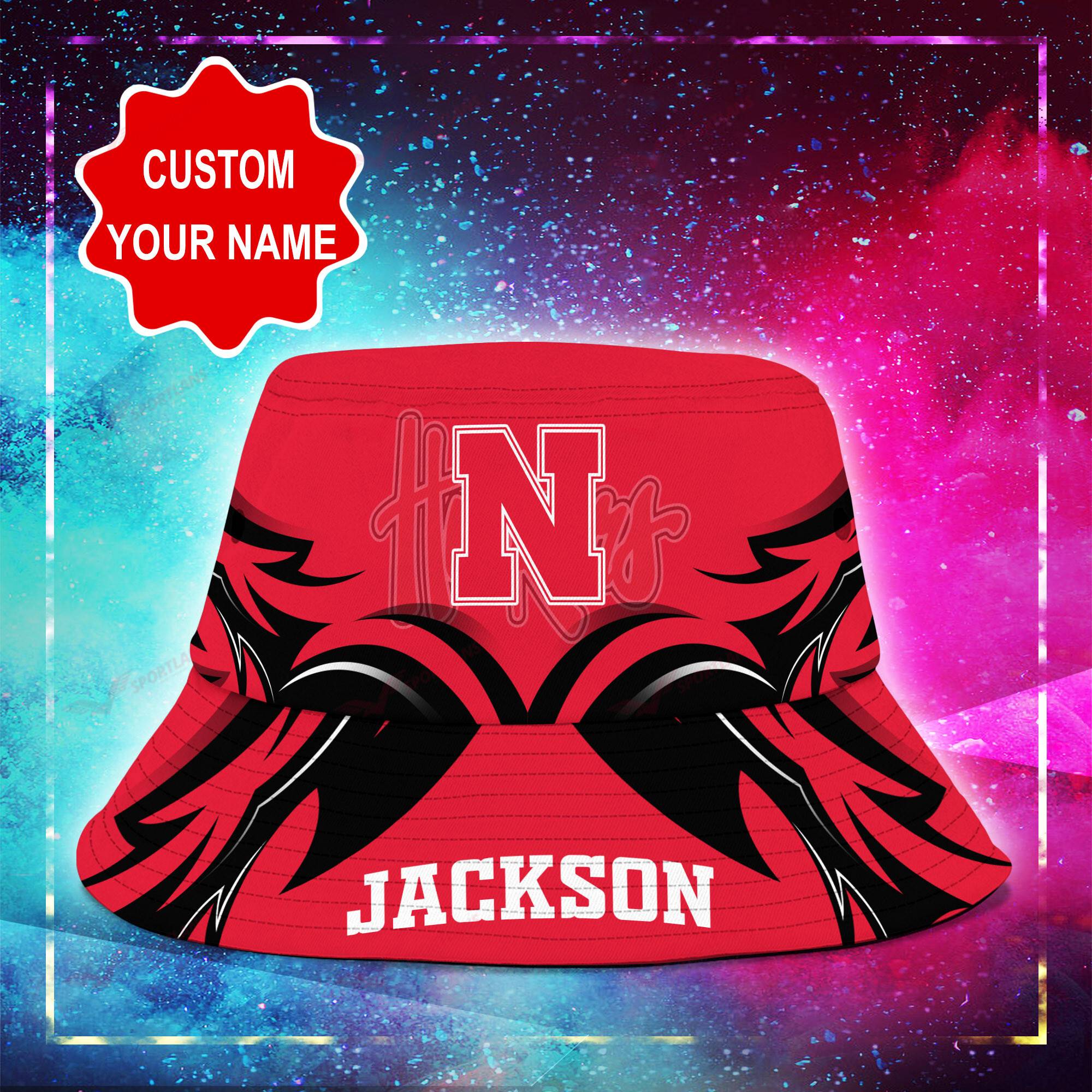 Nebraska-Cornhuskers-NCAA-Bucket-Hat-Personalized-SBH239-1