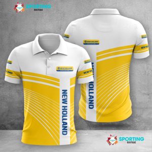 New Holland Polo Shirt Golf Shirt 3D PLS1075