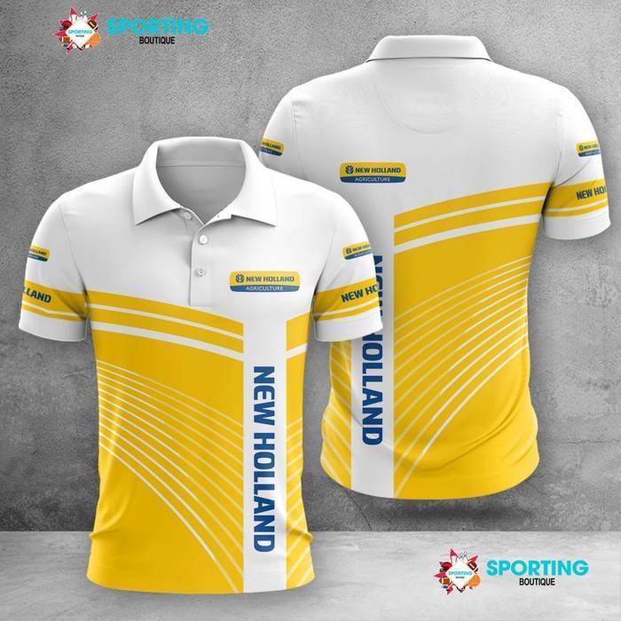 New-Holland-Polo-Shirt-Golf-Shirt-3D-PLS1075 New Holland Polo Shirt Golf Shirt 3D PLS1075
