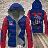 New York Giants NFL 3D Custom Name Down Filled Coat DFC075