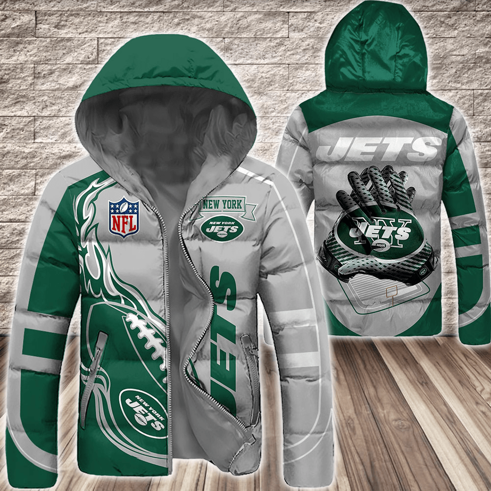 New-York-Jets-NFL-3D-Custom-Name-Down-Filled-Coat-DFC065 New York Jets NFL 3D Custom Name Down Filled Coat DFC065