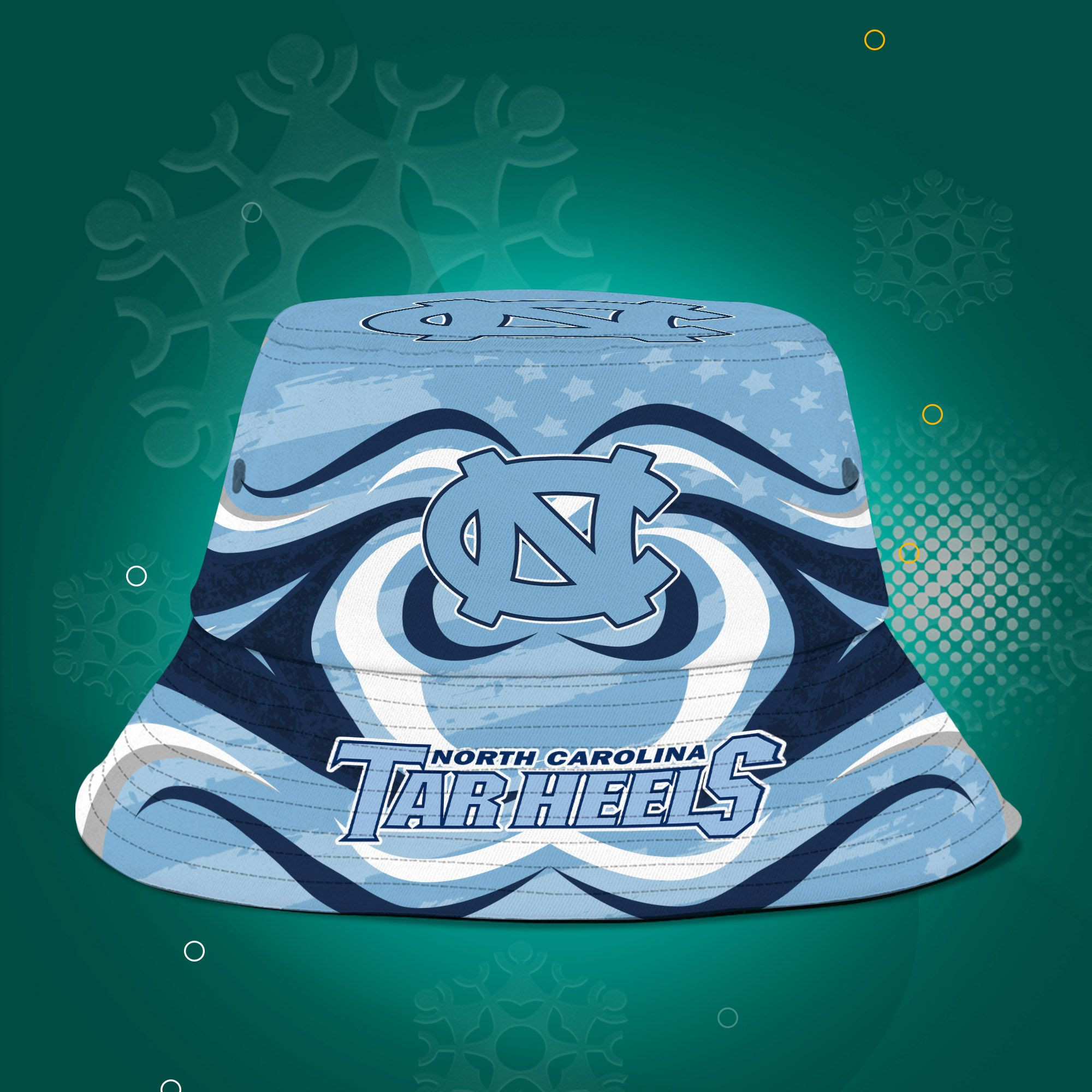 North-Carolina-Tar-Heels-NCAA-Bucket-Hat-Personalized-SBH336-1