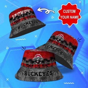 Ohio State Buckeyes NCAA Bucket Hat Personalized SBH080