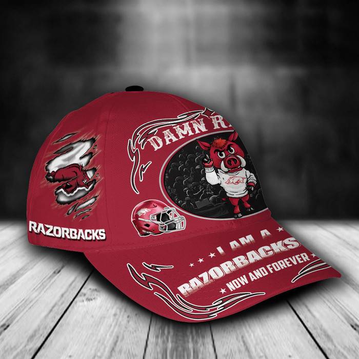 Personalized-Arkansas-Razorbacks-Mascot-Damn-Right-3D-Classic-Baseball-Cap-CGI1356-1
