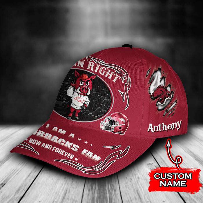 Personalized-Arkansas-Razorbacks-Mascot-Damn-Right-3D-Classic-Baseball-Cap-CGI1356-2