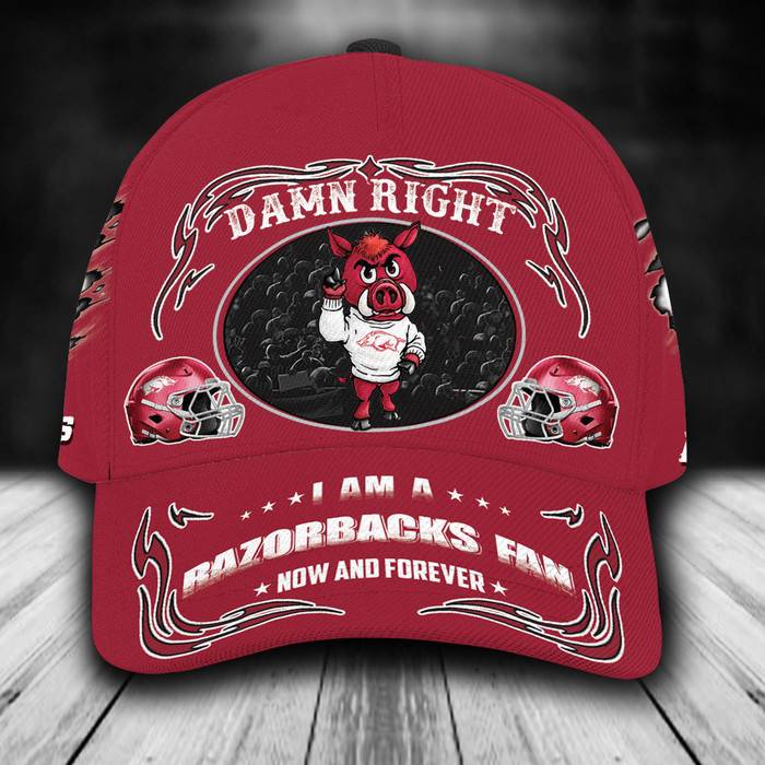 Personalized-Arkansas-Razorbacks-Mascot-Damn-Right-3D-Classic-Baseball-Cap-CGI1356 Personalized Arkansas Razorbacks Mascot Damn Right 3D Classic Baseball Cap CGI1356