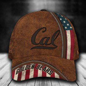 Personalized California Golden Bears USA Flag 3D Classic Baseball Cap CGI221