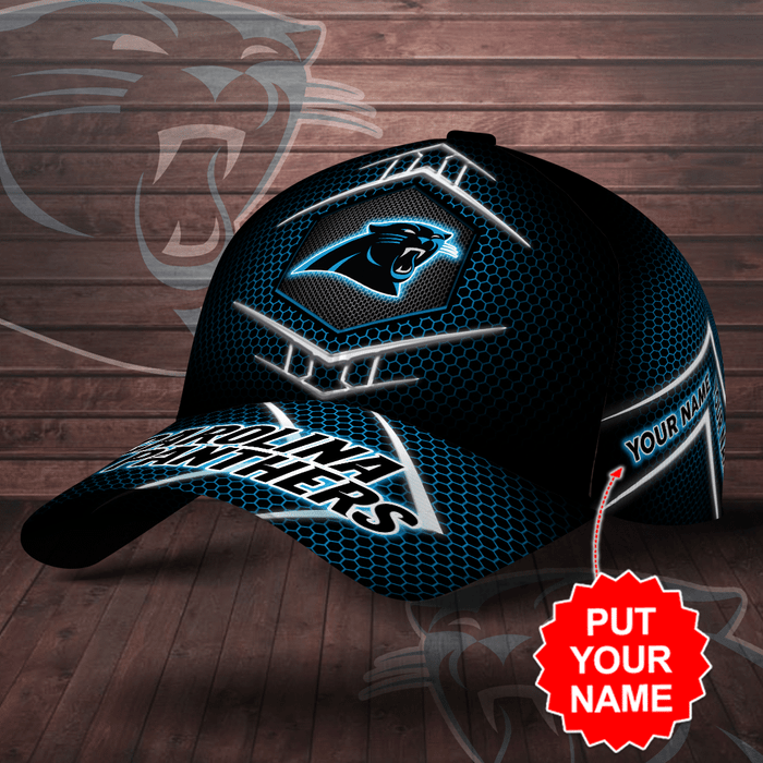 Personalized-Carolina-Panthers-Beehive-Hexagon-Pattern-3D-Baseball-Cap-Black-Blue-CGI2040-1