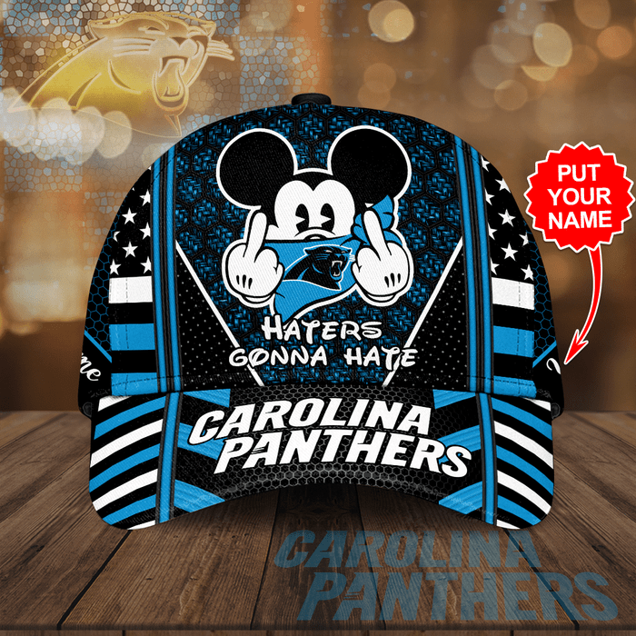 Personalized-Carolina-Panthers-Football-Team-Haters-Gonna-Hate-Mickey-3D-Baseball-Cap-Blue-CGI1993 Personalized Carolina Panthers Football Team Haters Gonna Hate Mickey 3D Baseball Cap-Blue CGI1993