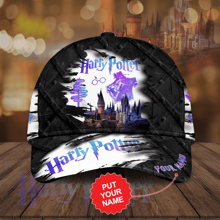 Personalized-Harry-Potter-Hogwarts-School-of-Witchcraft-and-Wizardry-3D-Trellis-Baseball-Cap-Black-CGI2031 Personalized Harry Potter Hogwarts School of Witchcraft and Wizardry 3D Trellis Baseball Cap - Black CGI2031