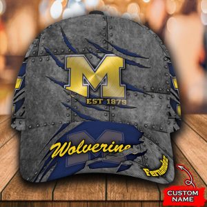 Personalized Michigan Wolverines 3D Classic Baseball Cap CGI650