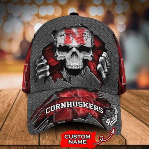 Personalized Nebraska Cornhuskers Skeleton 3D Classic Baseball Cap CGI327