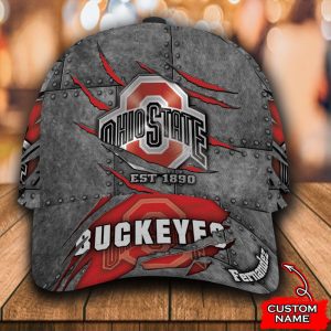 Personalized Ohio State Buckeyes Est 1890 3D Classic Baseball Cap CGI760