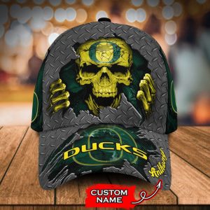Personalized Oregon Ducks Skeleton 3D Classic Baseball Cap CGI966