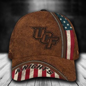 Personalized UCF Knights USA Flag Zip 3D Classic Baseball Cap CGI473