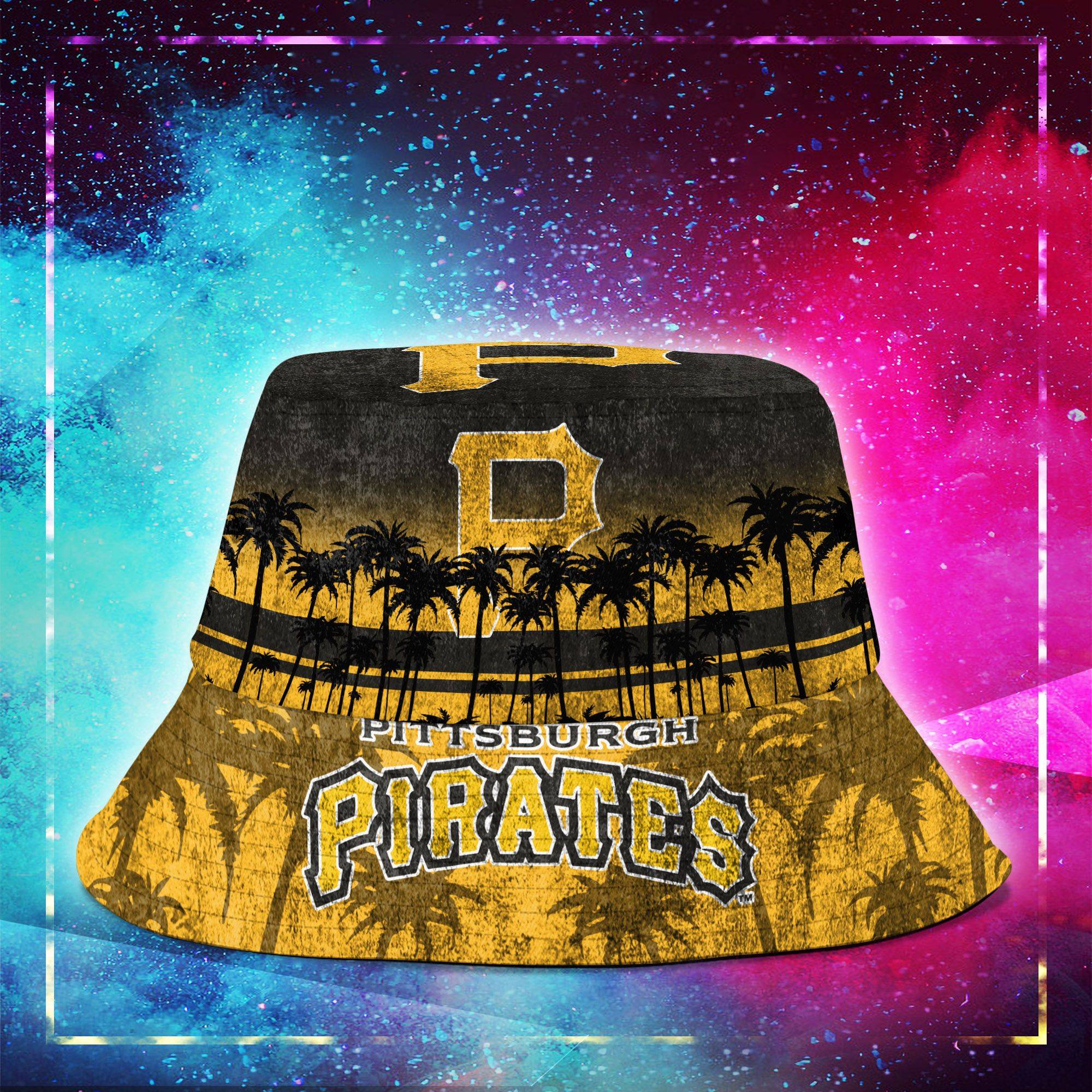 Pittsburgh-Pirates-MLB-Bucket-Hat-Personalized-SBH249-1