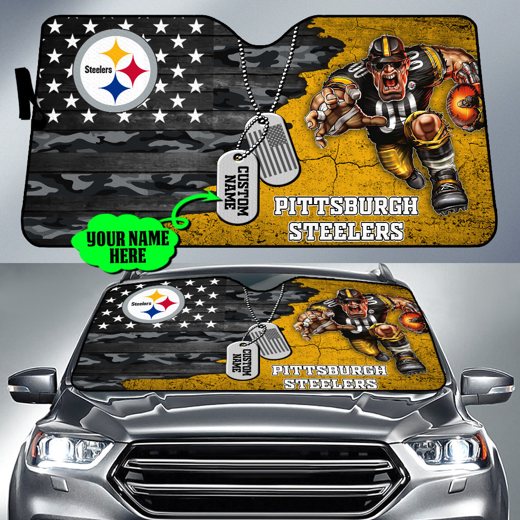 Pittsburgh-Steelers-Eagles-NFL-Car-Sun-Shade-CSS0711 Pittsburgh Steelers Eagles NFL Car Sun Shade CSS0711