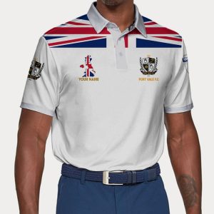 Port Vale Polo Shirt Golf Shirt 3D PLS1896