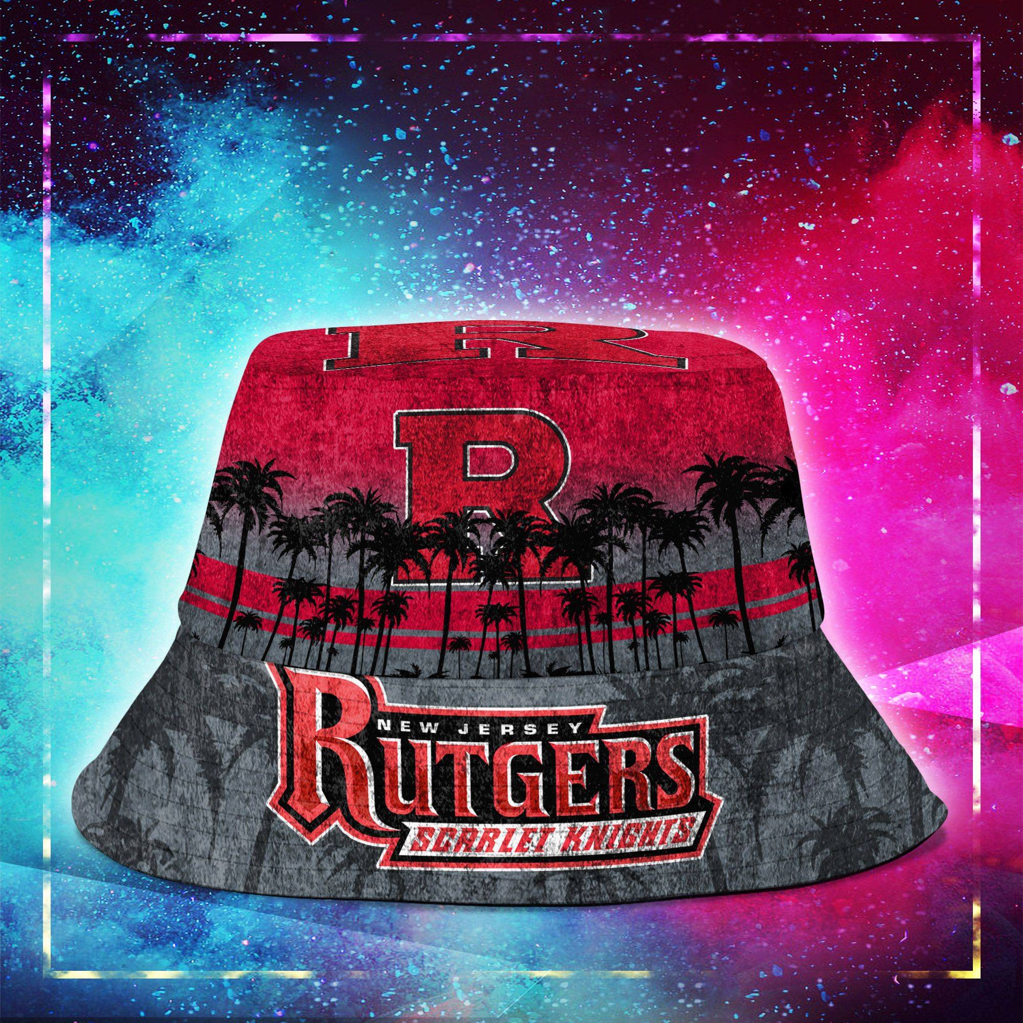 Rutgers-Scarlet-Knights-NCAA-Bucket-Hat-Personalized-SBH091-1