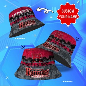 Rutgers Scarlet Knights NCAA Bucket Hat Personalized SBH091