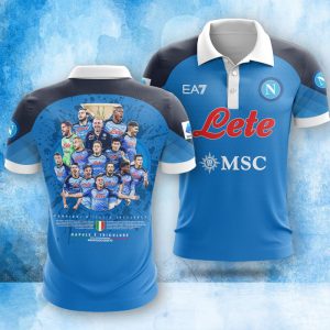 SSC Napoli Campioni d'Italia 2022/2023 Polo Shirt Golf Shirt 3D PLS1986