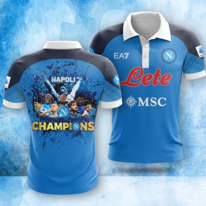 SSC Napoli Campioni d'Italia 2022/2023 Polo Shirt Golf Shirt 3D PLS1990