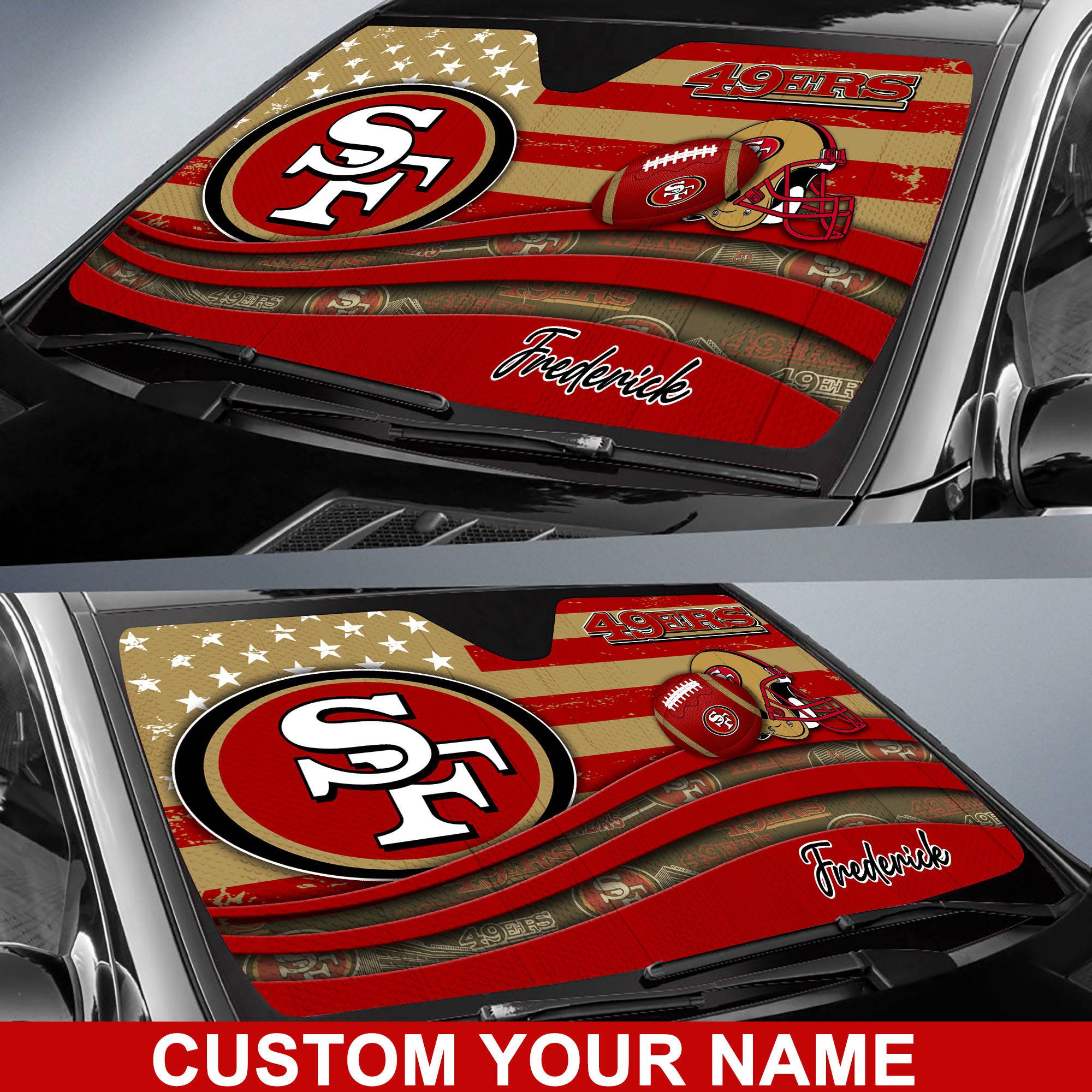 San-Francisco-49ers-NFL-Car-Sun-Shade-CSS0628-1