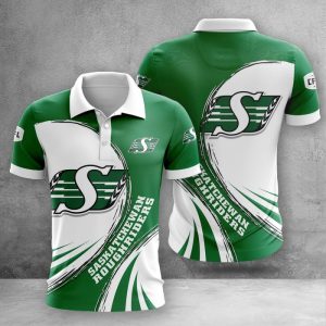 Saskatchewan Roughriders Polo Shirt Golf Shirt 3D PLS2432
