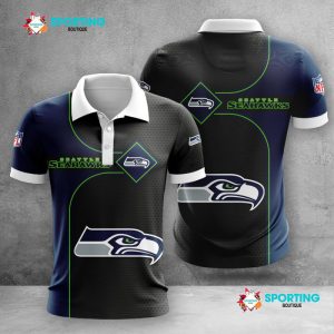 Seattle Seahawks Polo Shirt Golf Shirt 3D PLS1426