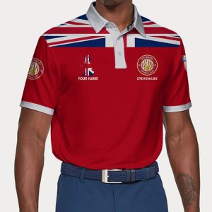 Stevenage Football Club Polo Shirt Golf Shirt 3D PLS1867