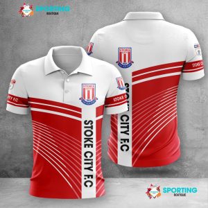 Stoke City F.C Polo Shirt Golf Shirt 3D PLS1465