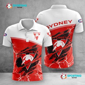 Sydney Swans Polo Shirt Golf Shirt 3D PLS1189