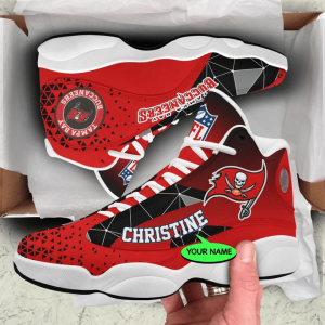 Tampa Bay Buccaneers NFL Jordan 13 Shoes Custom Name Sneakers JD130980