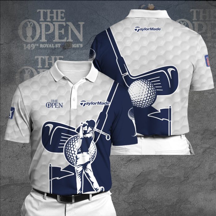 TaylorMade The Open Championship Polo Shirt Golf Shirt 3D PLS302