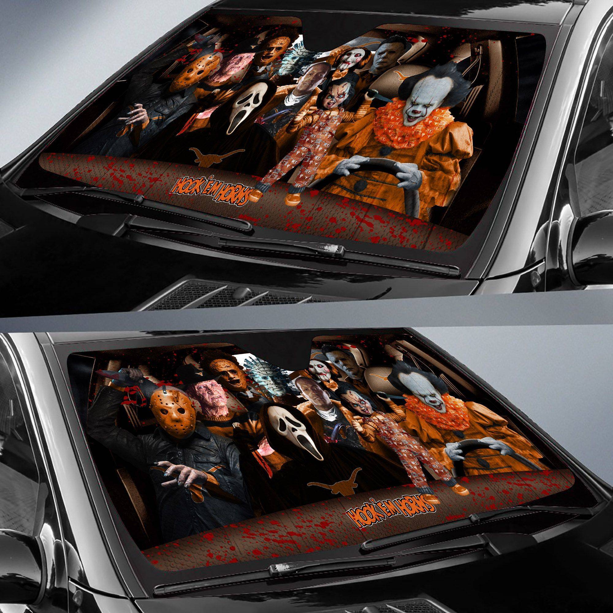 Texas-Longhorns-NCAA-Halloween-Car-Sun-Shade-CSS0617-1