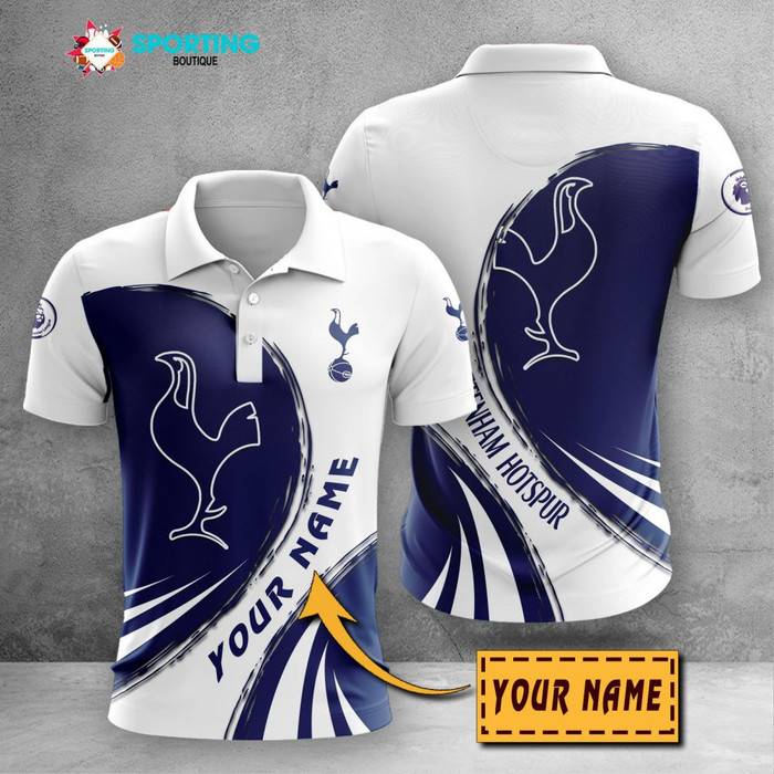 Tottenham-Hotspur-F.C-Polo-Shirt-Golf-Shirt-3D-PLS2524 Tottenham Hotspur F.C Polo Shirt Golf Shirt 3D PLS2524