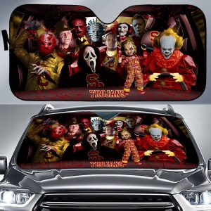 USC Trojans NCAA Halloween Car Sun Shade CSS0643