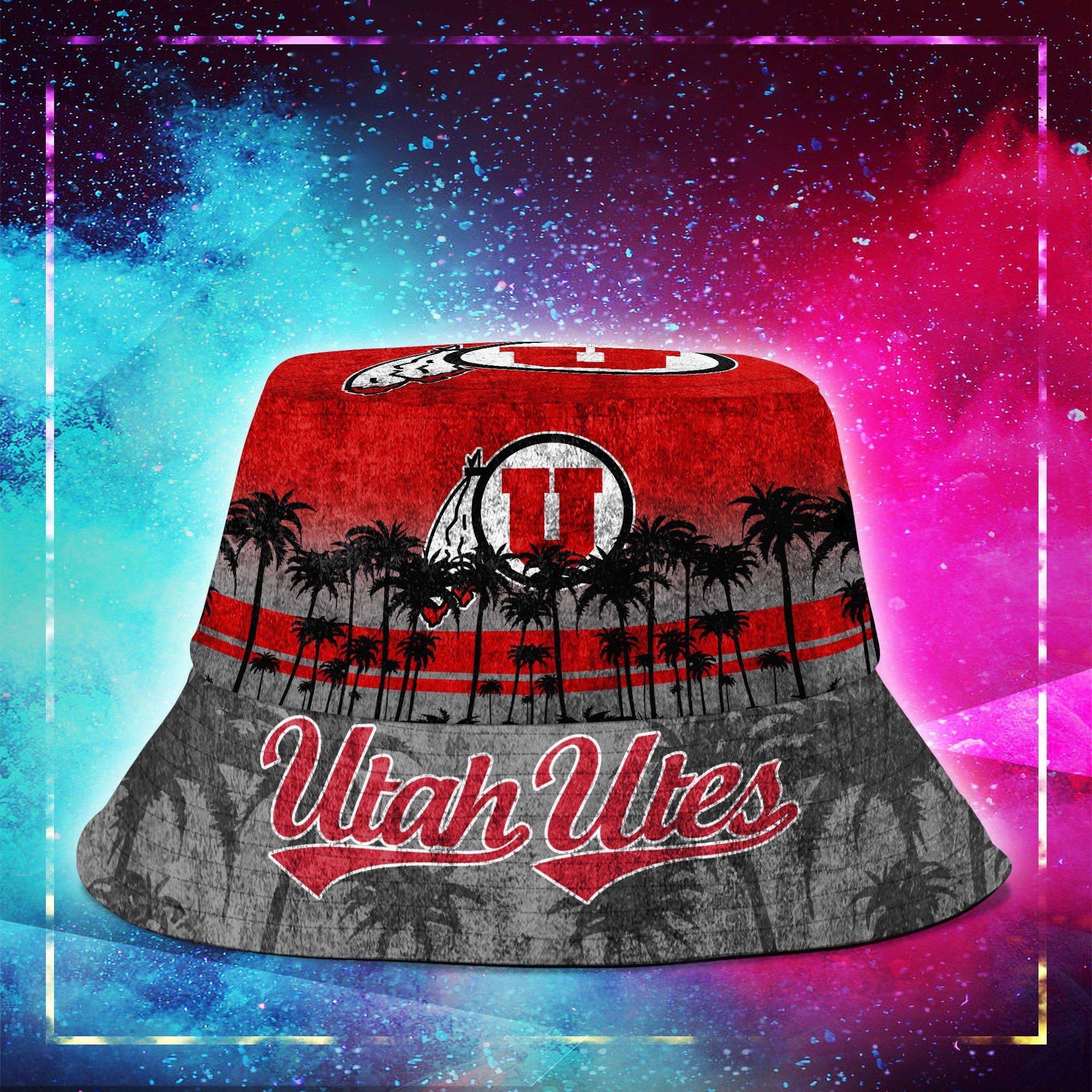 Utah-Utes-NCAA-Bucket-Hat-Personalized-SBH257-1