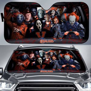 Virginia Cavaliers NCAA Halloween Car Sun Shade CSS0644