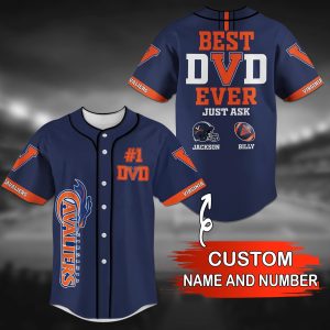 Virginia Cavaliers NCAA Personalized Baseball Jersey BJ0952